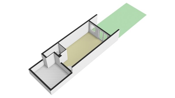 Floorplan - Osseweistraat 36B, 3023 DD Rotterdam